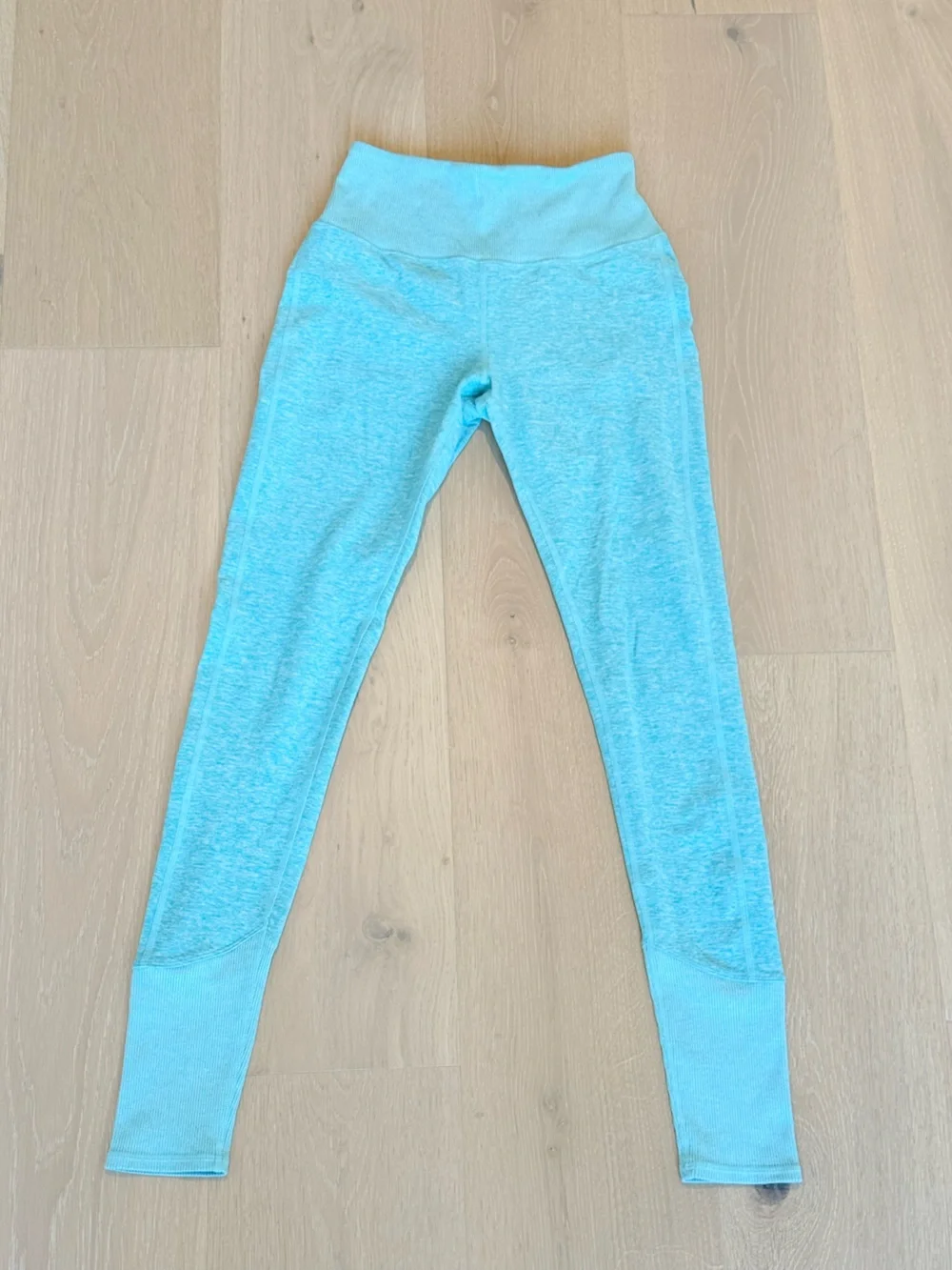 Alo Yoga Alosoft High-Waist Goddess Leggings Light Blue Size S